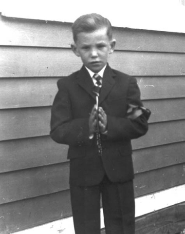046: Jerome Lambe's 1st Communion. (circa 1962) [courtesy of Jerome Lambe]  - son of Garrett Lambe &amp;amp; Mary Whelan.